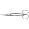 Scissors for thin sheets curved nickel-plated withhandle eyes 175mm